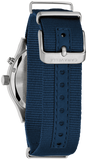 Caravelle by Bulova Men’s Field Watch Blue Dial Nylon 43C126 - Bijoux Eclore