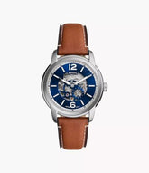 Fossil Heritage Automatic Brown Leather Men's Watch ME3263