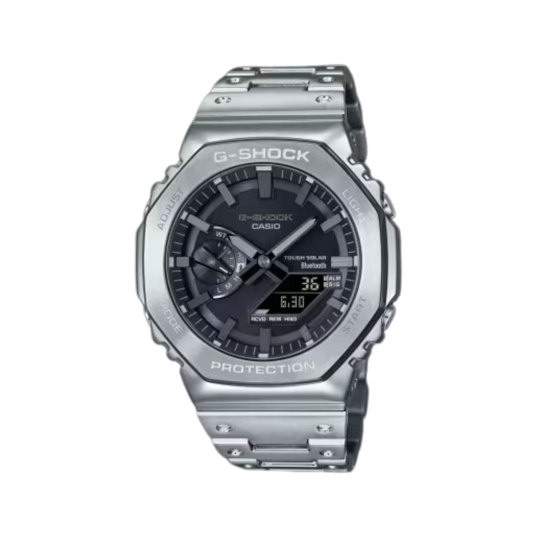 G-Shock Men's Silver Stainless Steel Bracelet Watch, GMB2100D-1A