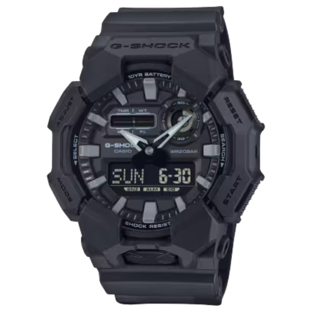 Casio G-Shock Analog Digital Black Watch GA-010-1A1CR - Bijoux Eclore