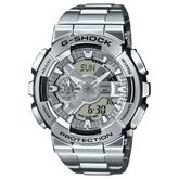 Casio G-Shock GM-110D-8A Silver Stainless Steel 200M LED Light Battery