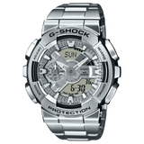 Casio G-Shock GM-110D-8A Silver Stainless Steel 200M LED Light Battery