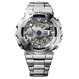 Casio G-Shock GM-110D-8A Silver Stainless Steel 200M LED Light Battery