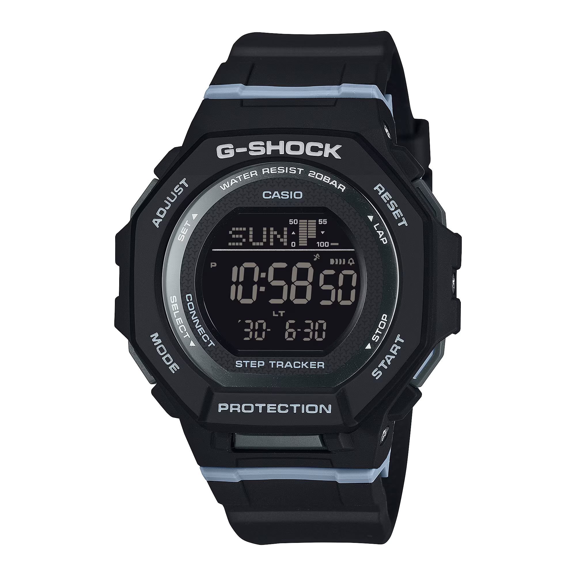 CASIO G-SHOCK G-SQUAD Digital Step Tracker Series GMD-B300-1 - Bijoux Eclore