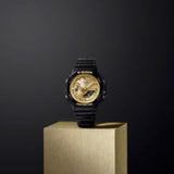 Casio G-SHOCK GA2100GB-1A Black And Gold Alarm World Time Timer 200M Mens Watch - Bijoux Eclore