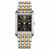 Citizen Eco-Drive Two-Tone Black Dial | BJ6574-59E