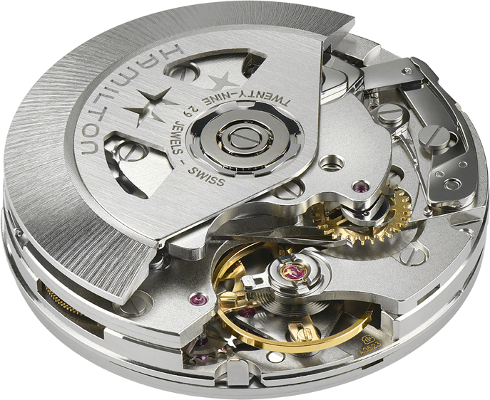 Hamilton Jazzmaster Performer Autochrono 42mm Gun Color Dial H36646780 - Bijoux Eclore