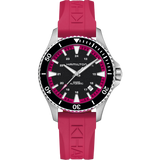 Hamilton Dress the Khaki Navy Scuba Auto in Summer Pink H82395330