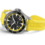 Hamilton Dress the Khaki Navy Scuba Auto in Summer Yellow H82395332