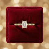 Diamond Solitaire Ring 14K Gold – Classic Engagement Ring - Bijoux Eclore