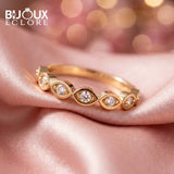 Luxury Minimal Diamond Ring with Marquise Detail - Bijoux Eclore