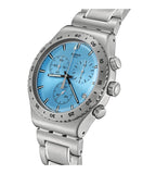 Swatch THAT'S SO PEACHY (43mm) Blue Chronograph Dial YVS528G - Bijoux Eclore