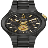 Bulova Maquina Automatic Translucent Black 98A340 - Bijoux Eclore