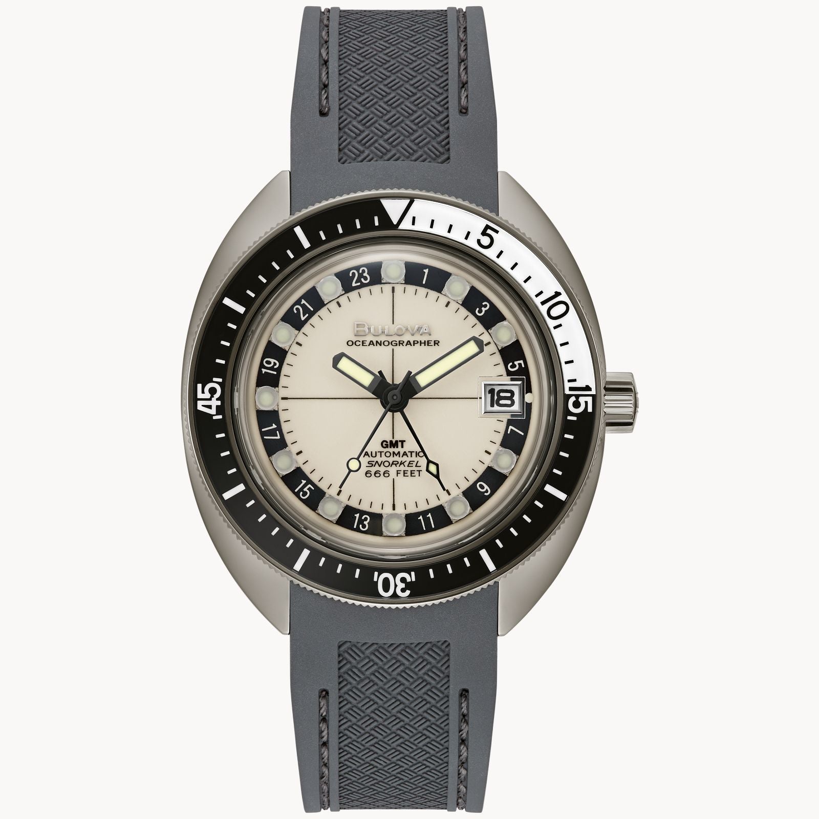 Bulova Oceanographer GMT 98B407 - Bijoux Eclore