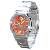 G-Shock GM2110D-4A GSTEEL 2100 Series Casioak Orange Metal - Bijoux Eclore