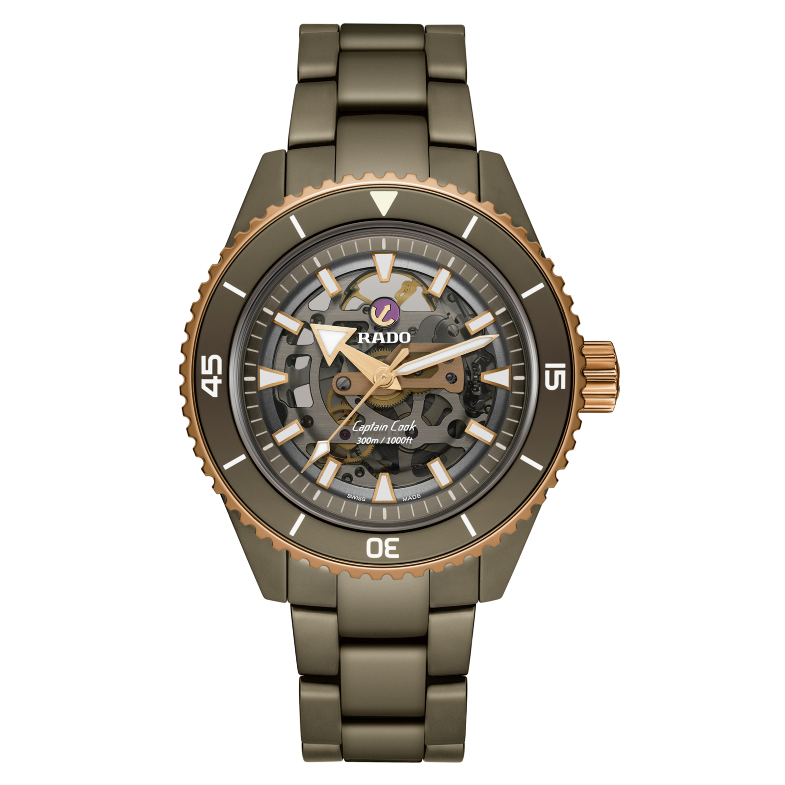 Rado Captain Cook High-Tech Ceramic Skeleton Men's Watch R32150162