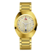 Rado DiaStar Original Pattern Dial Yellow Gold Men's Watch R12161643