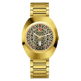 Rado DiaStar Original Pattern Dial Yellow Gold PVD Men's Watch R12161653