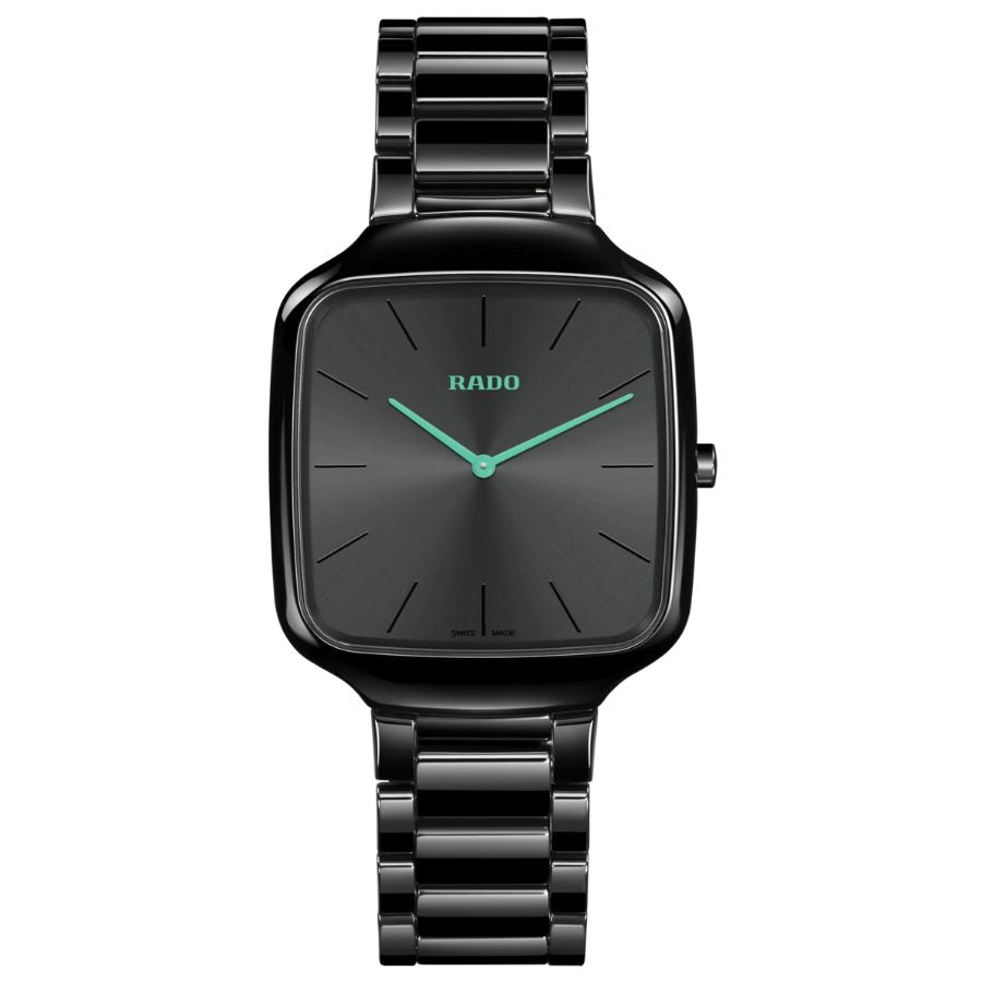 Rado True Square Thinline 37 mm Black Dial Men's Watch R27054152