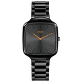 Rado True Square Thinline Black Dial Men's Ceramic Watch R27054162
