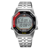 Seiko SMGG19P1 Men’s Digital Quartz Watch in Red & Black - Bijoux Eclore