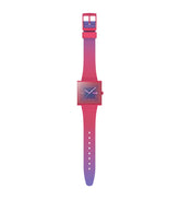 Swatch Bioceramic Squarely Berry SO34R700 - Bijoux Eclore