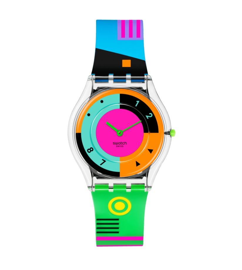 Swatch Swatch Neon Hot Racer 34mm SS08K119 - Bijoux Eclore