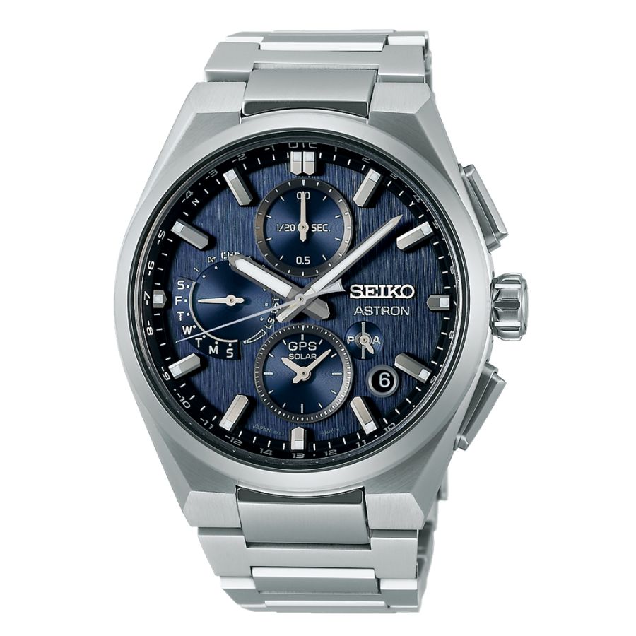 Seiko Astron GPS Solar 5X Dual-time Chronograph SSH161J1 - Bijoux Eclore