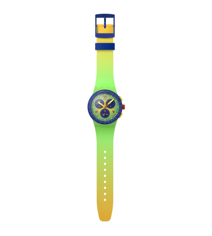 Swatch Essential Flowing Freshly Green Watch SUSG101 - Bijoux Eclore