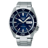 Seiko 5 Automatic Blue Dial Steel Bracelet Men's Watch SRPK97