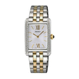 Seiko Classic Quartz Crystal Silver Dial Ladies Watch SWR093P1