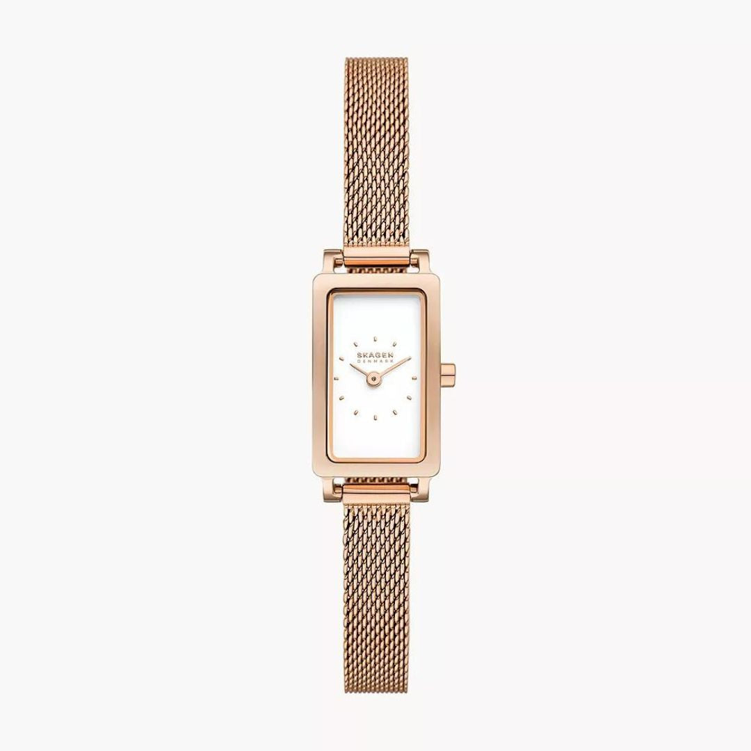 Skagen Hagen Micro Two-Hand Rose Gold Stainless Steel Watch SKW3148
