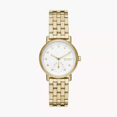 Skagen Kuppel Lille Two-Hand Sub-Second Gold Stainless Steel Mesh Watch SKW3102