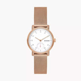 Skagen Kuppel Lille Two-Hand Sub-Second Rose Gold Stainless Steel Watch SKW3099