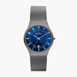 Skagen Men's Sundby Titanium And Charcoal Steel Mesh Watch 233XLTTN