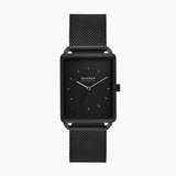 Skagen Unisex Hagen Three-Hand Black Stainless Steel Mesh Watch SKW6928