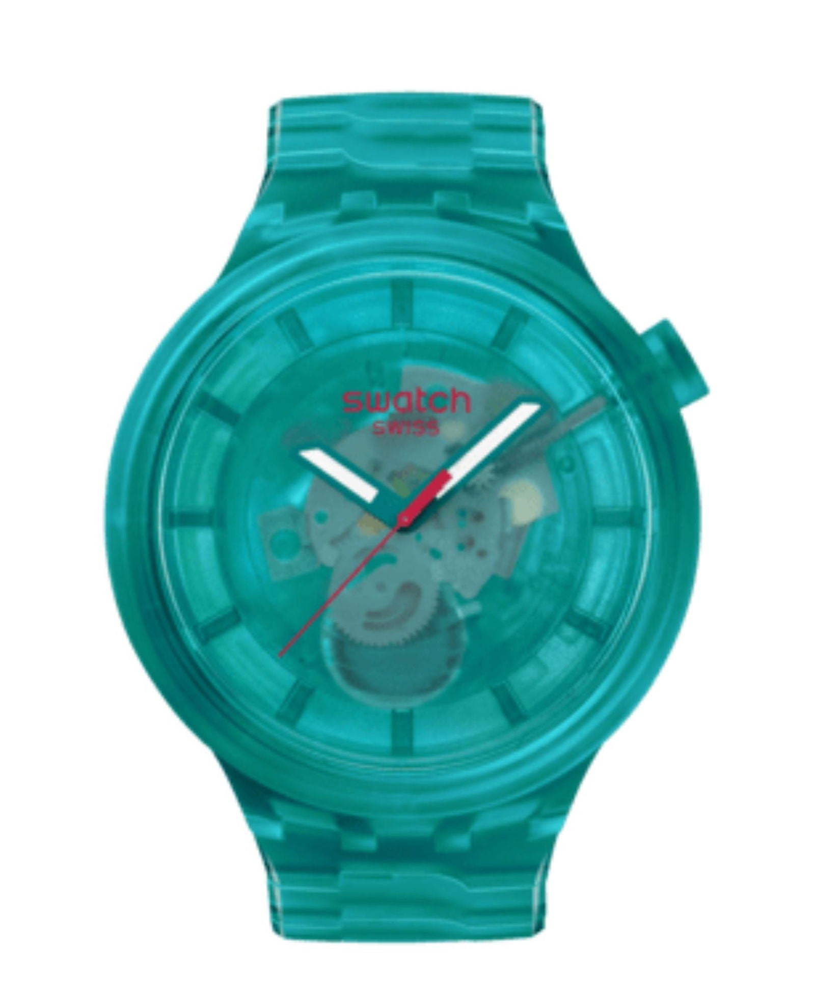 Swatch Big Bold Color Of Joy Turquoise Dial Unisex Watch SB05L101