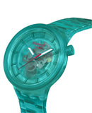 Swatch Big Bold Color Of Joy Turquoise Dial Unisex Watch SB05L101