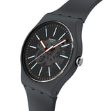 Swatch Coblestone Street Quartz Grey Dial Watch 41mm SO29A101