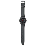 Swatch Coblestone Street Quartz Grey Dial Watch 41mm SO29A101