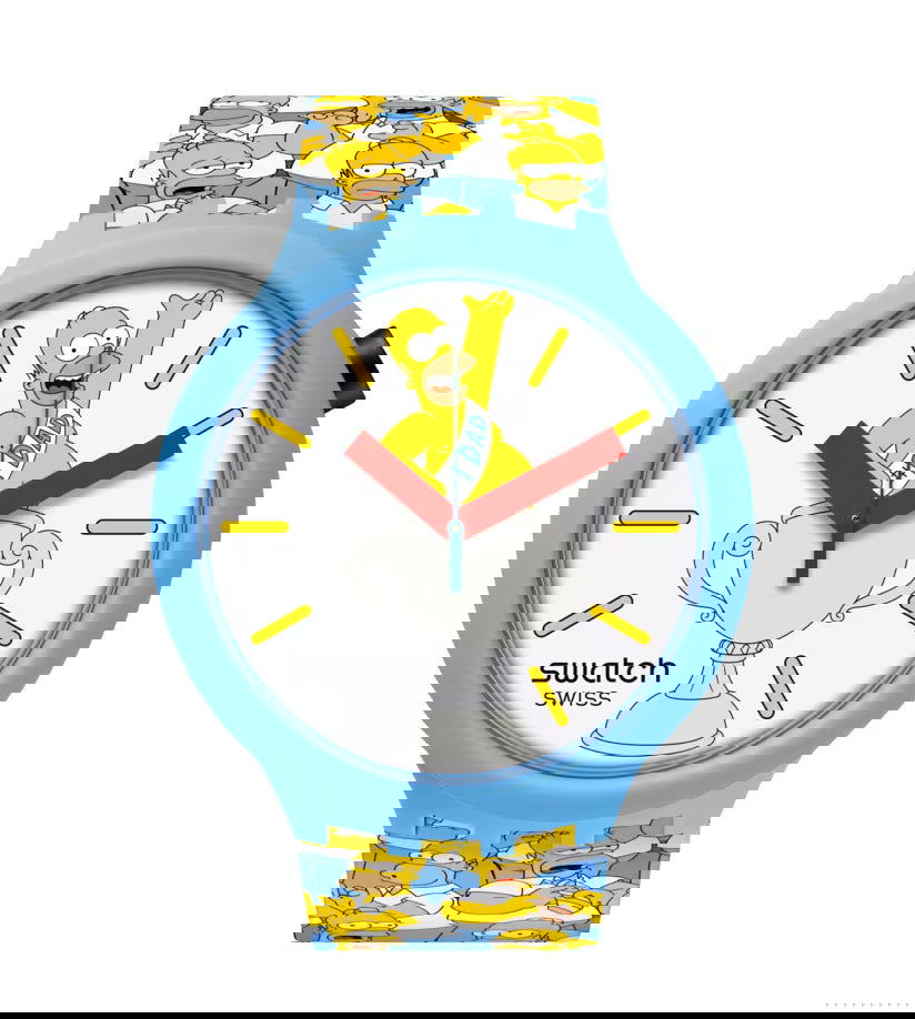 Swatch The Simpsons Collection Best. Dad. Ever SB05Z100