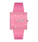 Swatch WHAT IF…ROSE? Quartz Pink Dial Pink Unisex Watch SO34P700