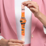 Swatch X Tate Gallery Barns Graham's Orange And Red On Pink SUOZ362