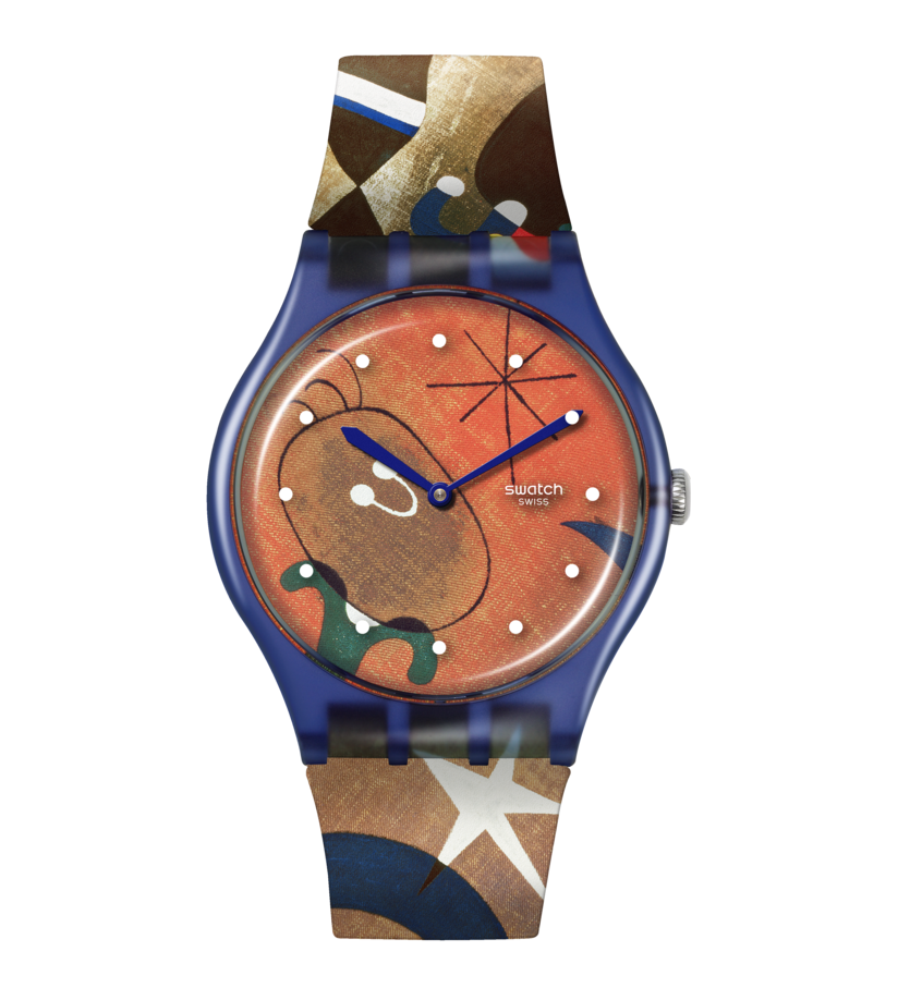 Swatch X Tate Gallery Miro's Women And Bird In The Moonlight SO29Z136