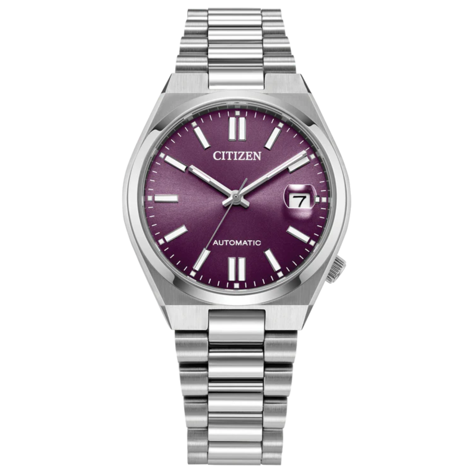 Citizen Automatic NJ0200-50W "TSUYOSA” Purple Dial 37mm - Bijoux Eclore