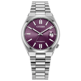 Citizen Automatic NJ0200-50W "TSUYOSA” Purple Dial 37mm - Bijoux Eclore