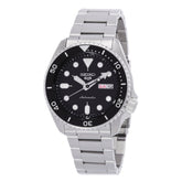 Seiko SRPD55K1J 5 Sports Automatic Black Dial Men's Watch - Bijoux Eclore