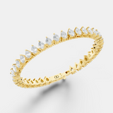 Exquisite Cut Diamond Tennis Bracelet – A Dazzling Symphony of 41 Brilliant Pear-Shaped Diamonds Set in a Timeless Design, Celebrating Radiant Luxury, Graceful Fluidity, and Unparalleled Sophistication - Bijoux Eclore