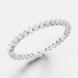 Elegant Tennis Bracelet Featuring Brilliant Round-Cut Diamonds in a Classic Four-Prong Setting, Showcasing Timeless Luxury and Sophisticated Sparkle for Special Occasions - Bijoux Eclore