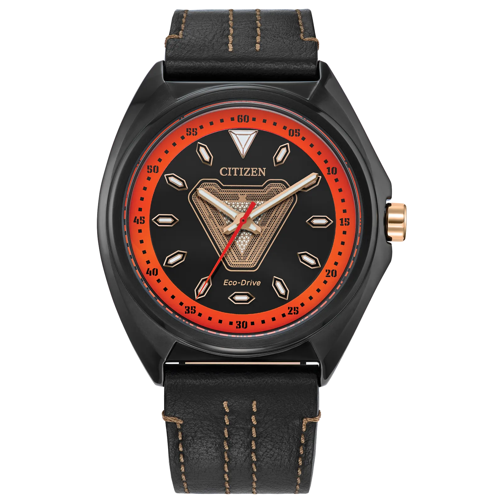 Citizen Men's Eco-Drive Marvel Tony Stark 63 Black Ion Plated Watch AW2075-05W - Bijoux Eclore